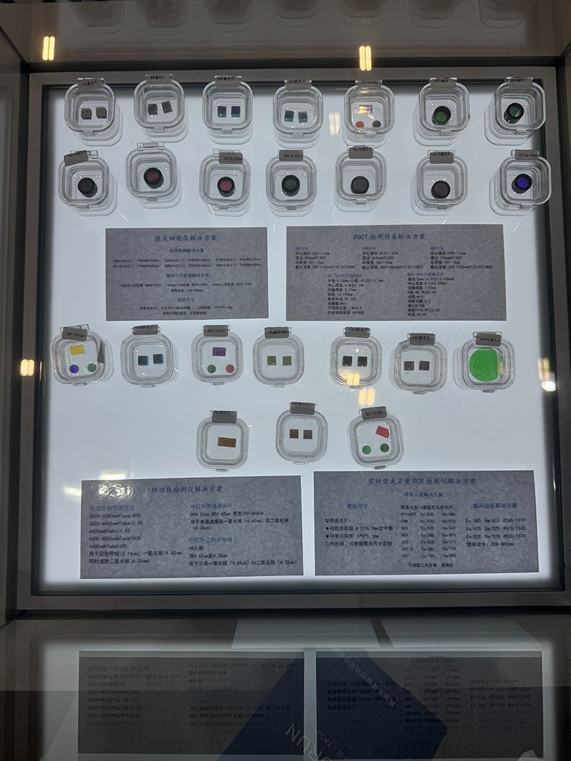 EMC易倍生物医疗滤光片展品