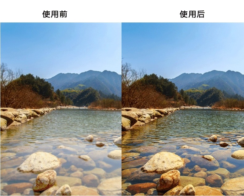 单反相机前偏振滤镜效果 单反相机前偏振滤镜效果