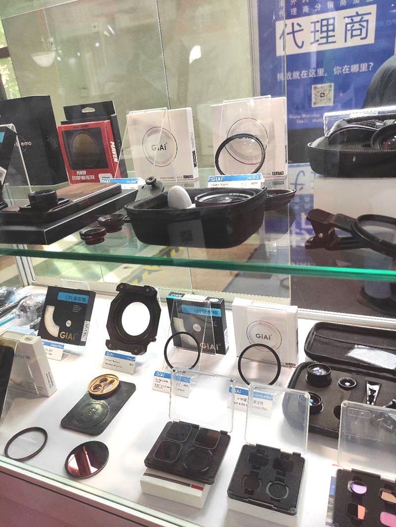中国国际照相机械影像器材与技术博览会EMC易倍镜头及滤镜展品